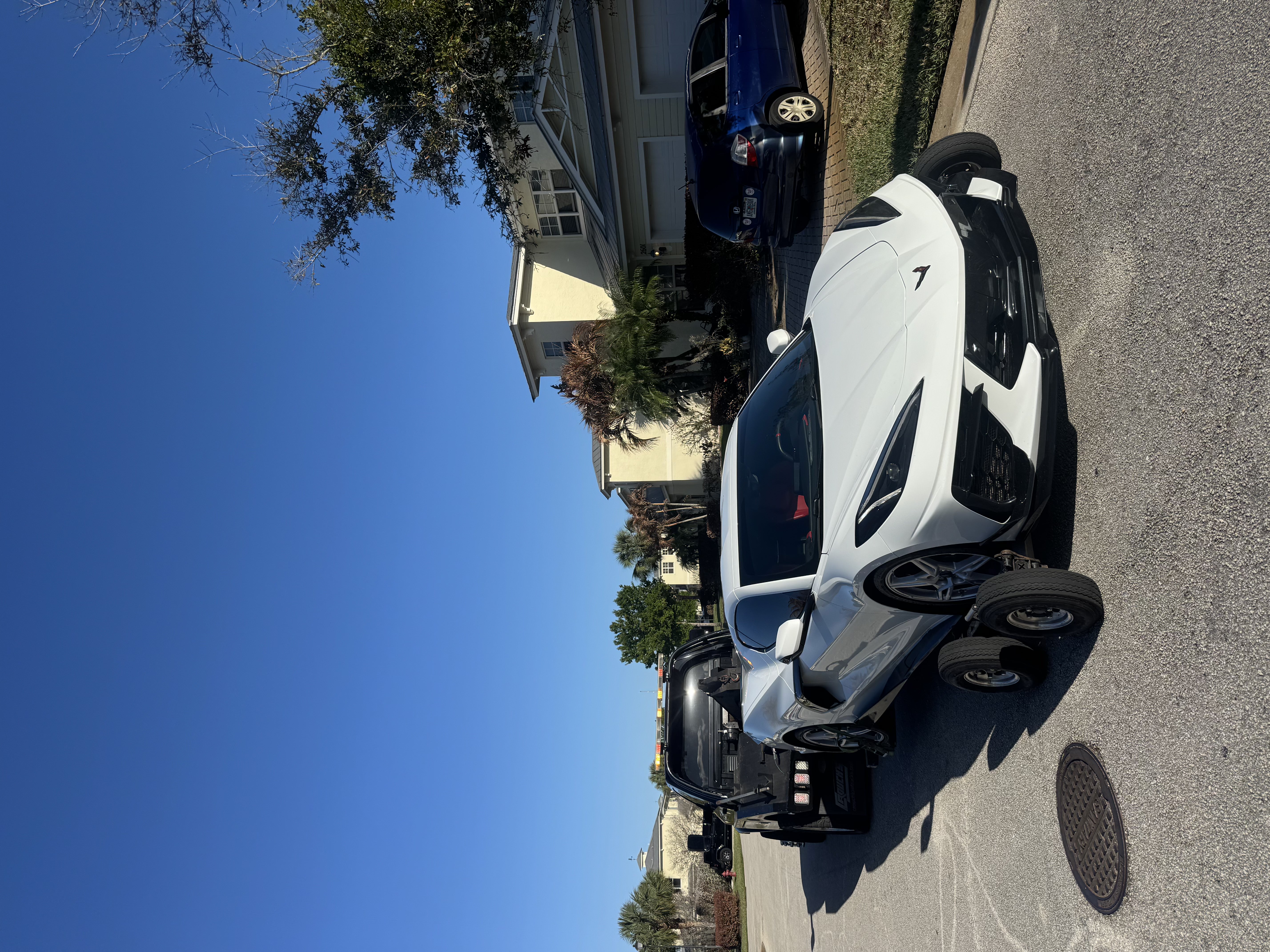 Corvette towing in Port St. Lucie by Hook and Haul Recovery